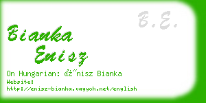 bianka enisz business card